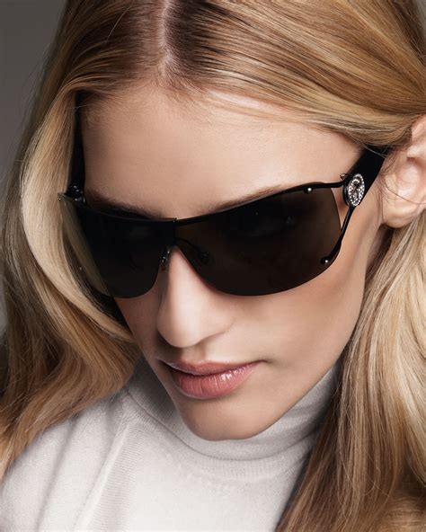 gucci black shield sunglasses|shield Gucci sunglasses women.